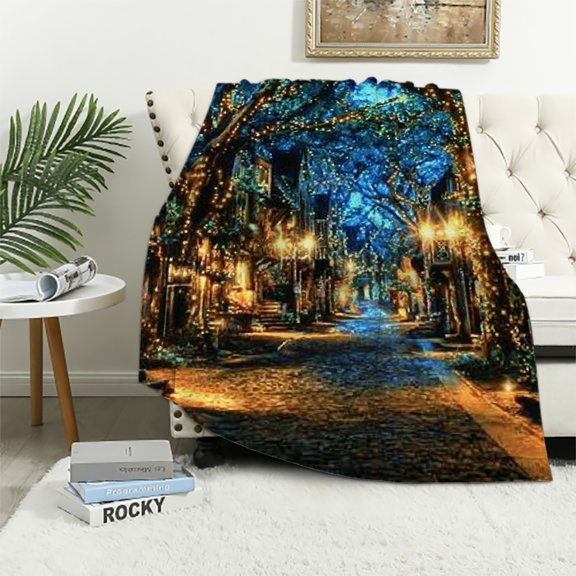 BCIIG Flannel Throw Blanket Soft Cozy All Seasons Gift 3 Sizes 60x80in