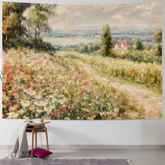 BCIIG Floral and Tree Tapestry Unique Style Pattern Tapestry Home Wall Decoration Art, suitable for living room, bedroom, apartment, cottage, dormitory wall art tapestry wall decoration.