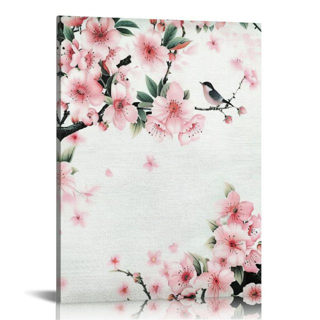 BCIIG Flowers Bird Fine Art Aesthetic Poster & Print Wall Painting for