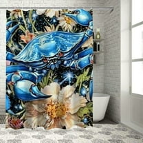 BCIIG Flowers Butterflies Home Bathtubs Bathroom Shower Curtain Decor 36"x72
