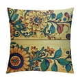 BCIIG Flowers Leaves Graphic Decorative Cushion Cover for Home Sofa Car