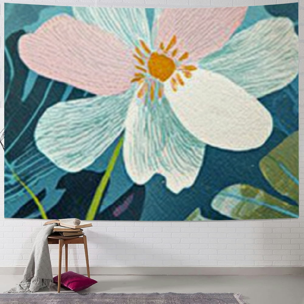 BCIIG Flowers Tapestry Wall Hanging Unique Style Graphic Tapestries ...