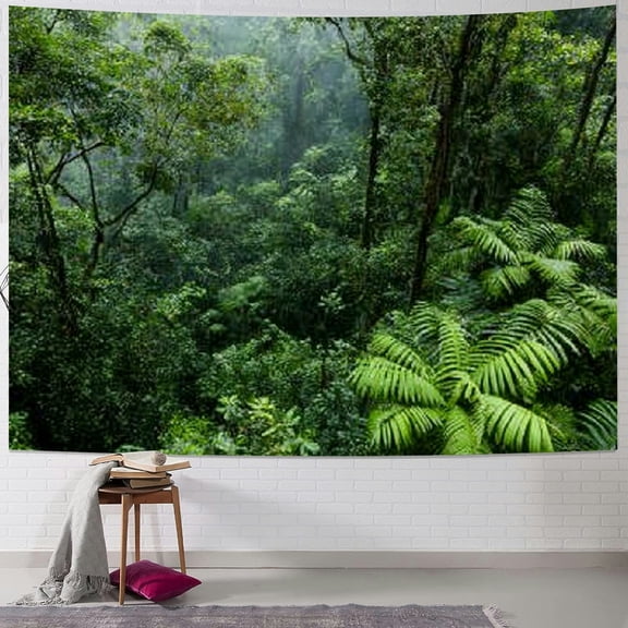 BCIIG Forest Trees Jungle Tapestry Wall Hanging Home Decor Art 40x30inch