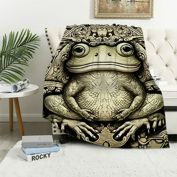 BCIIG Frog Blanket for Frogs Lovers Frog Blanket Gifts for Women Men Throw Blanket Animal Birthday Frog Gifts for Adults Teen Kids 40x50in