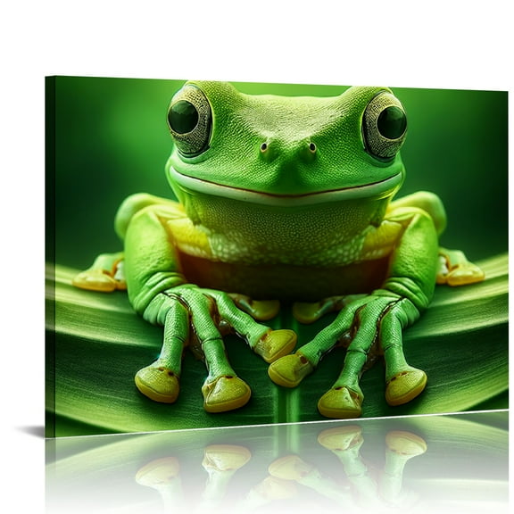 BCIIG Frog Wall Art For Living room City  Canvas Prints Printing Home Office Decorations With