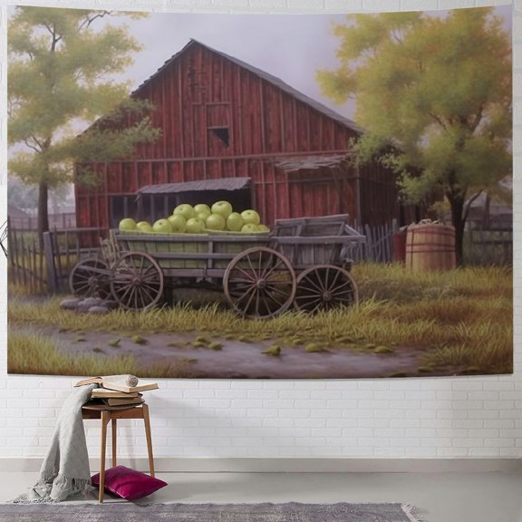 BCIIG Fruit Tapestry Wall Hanging Unique Style Graphic Tapestries Home Wall Decor Art for Living Room Bedroom Apartment Farmhouse Dorm 40x30inch