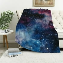 BCIIG Galaxy Blanket Outer Space Universe Nebula Gifts Presents for Kids Boys Men Women Girls for Birthday ChristmasSoft Cozy Lightweight Plush Flannel Fleece Throw Blanket 40x50in