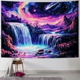 thumbnail image 1 of BCIIG Galaxy Tapestry Trippy Planet Tapestry  Reactive Waterfall Landscape Tapestry Fantasy Mountain Wave Wall Tapestry Mysterious Neon Plants Wall Hanging for Room 40x60inch, 1 of 6