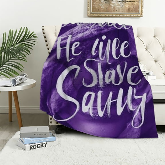 BCIIG  Get Well Gifts for Women After Surgery, Thinking of You Gifts for Women, Feel Better Gifts for Women, Inspirational Encouragement Healing Gifts for Women, Purple Hug Blanket   60x80in