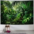 thumbnail image 1 of BCIIG  Green Jungle Tapestry, Tropical Tapestry Wall Hanging Rainforest Tapestries Green Tapestry Nature Tree Leaf Extra Large Wall Tapestry for Bedroom Living Room Home Decor  40x30inch, 1 of 6