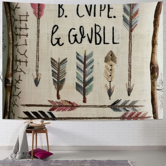 BCIIG Handwritten Message Tapestry Wall Hanging Unique Style Graphic Tapestries Home Wall Decor Art for Living Room Bedroom Apartment Farmhouse Dorm Decorations for Dorm Wall Art Tapestry 50x40inch