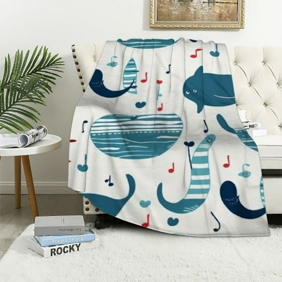 BCIIG Hippie Flowers Kids Throw Blanket,80s 90s Groovy Daisy Flowers Retro Bed Blanket for Boys Girls,Exotic Bohemia Style Fleece Blanket,Watercolor Hip Pop Fuzzy Blanket,  40x50in