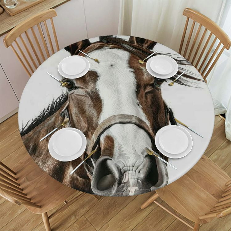 3D Lakeside Ranch Horse 1505 Tablecloths