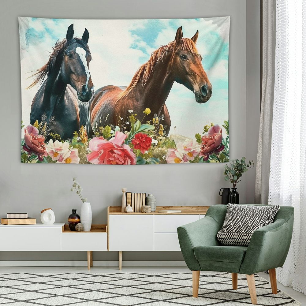 BCIIG Horse Wall Art \u0026 Farmhouse Decor - Country Western Gifts - Rustic  Pony Wall Decor for Women, Girls Bedroom, Home Office, Living Room - Shabby  Chic Barn Decorations - Boho Poster - Equestrian - Walmart.com, image size:1000x1000