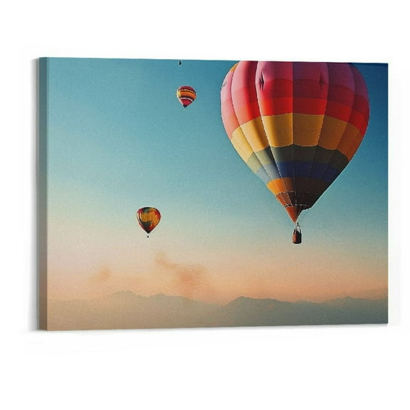 BCIIG  Hot Air Balloon 8 Canvas Art - Home Decor Wall Art Print Poster Painting Large  frameless 20''x16''