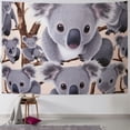 thumbnail image 1 of BCIIG Koala Tapestry Wall Hanging Unique Style Graphic Tapestries Home Wall Decor Art Living Room Bedroom Apartment Farmhouse Dorm 60x50inch, 1 of 6