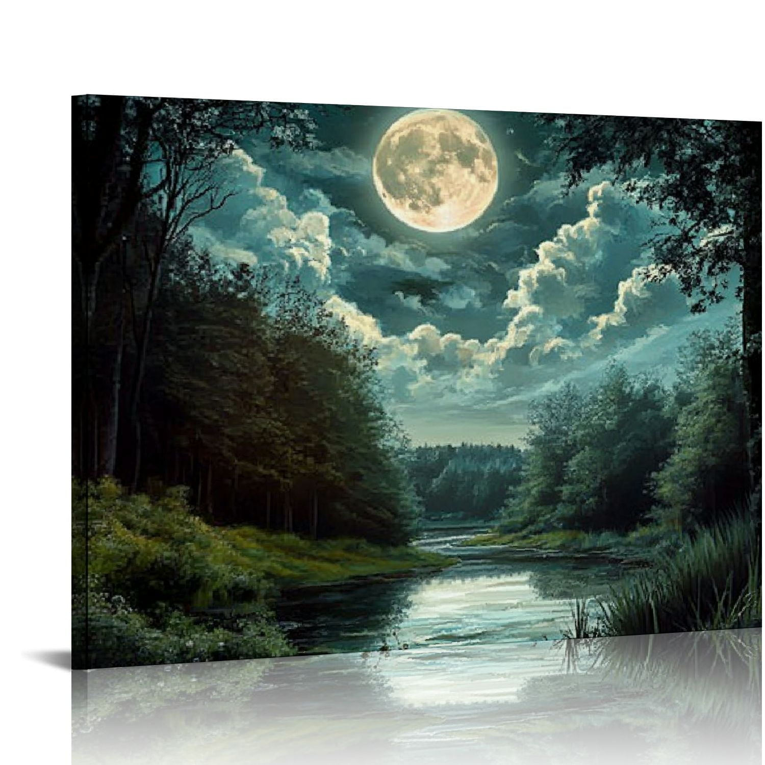 BCIIG Landscape Wall Art Dark Academia Paintings Forest Scenery Cloud  Vintage Print Dark Academia Canvas Art Vintage Landscape Pictures Artwork  For Wall 20x16in - Walmart.com, image size:1500x1500
