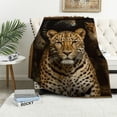 thumbnail image 1 of BCIIG Leopard Blanket for Kids Soft Throw Blanket for Couch Bed Sofa Living Room, Cozy Fleece Blankets and Throws Warm Flannel Travel Blanket for Boys Girls 50x60in, 1 of 6