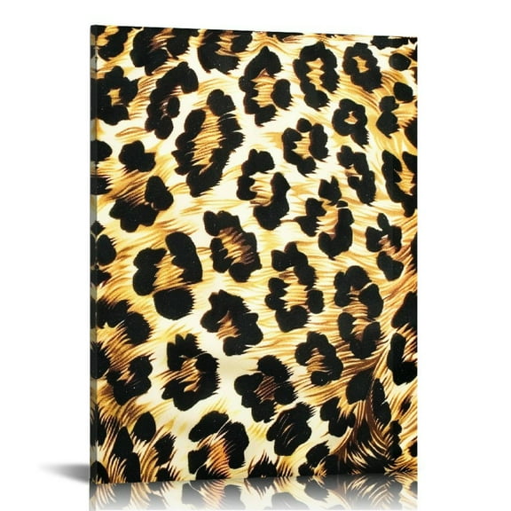BCIIG Leopard Print Fine Art Aesthetic Poster & Print Wall Painting for Wall Decor, Canvas Prints for Living Room Bedroom Home Office 12x16 in