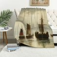 BCIIG Lighthouse Theme Warm Lightweight Blanket Soft Fleece Blankets