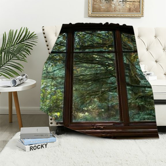 BCIIG Lightweight Flannel Blanket Durable Throw Blanket for All Seasons 40x50in