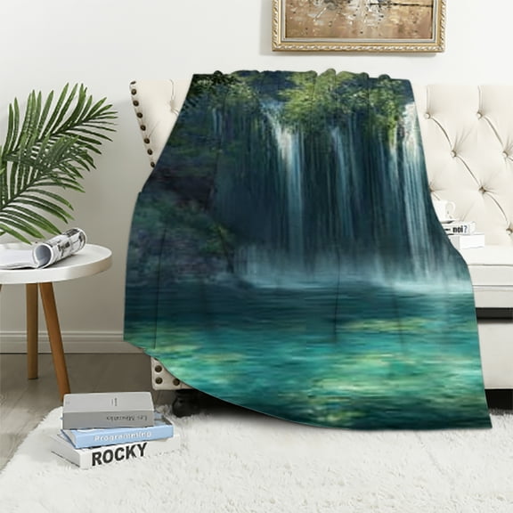 BCIIG Lightweight Soft Flannel Throw Blanket for All Seasons 60x80in