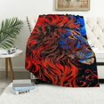 BCIIG Lion Throw Blanket, Super Soft Warm Throw Blanket for Couch, Sofa
