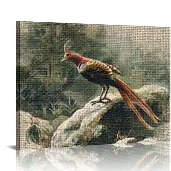 BCIIG Long Tail Wall Decor for Bedroom Fashion Kitchen Pictures Home Office Decor 20x16in