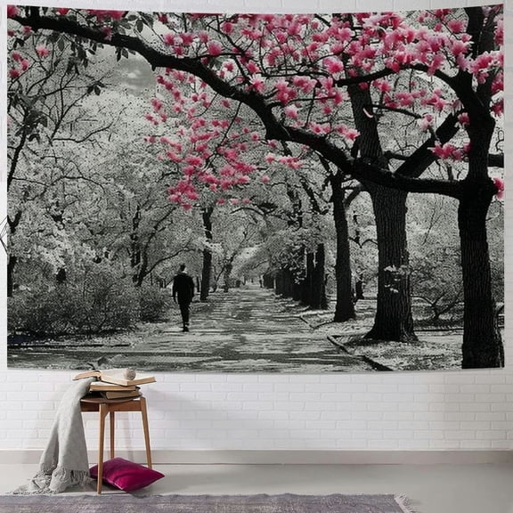 BCIIG Man in Park Tapestry Wall Hanging Unique Style Graphic Tapestries Home Wall Decor Art for Living Room Bedroom Apartment Farmhouse Dorm 60x50inch