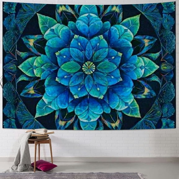 BCIIG Mandala Tapestry Bohemian Tapestries Gothic Sun and Moon Moth Boho Tapestry Wall hanging Bedding Tapestry Home Decor 60x40inch