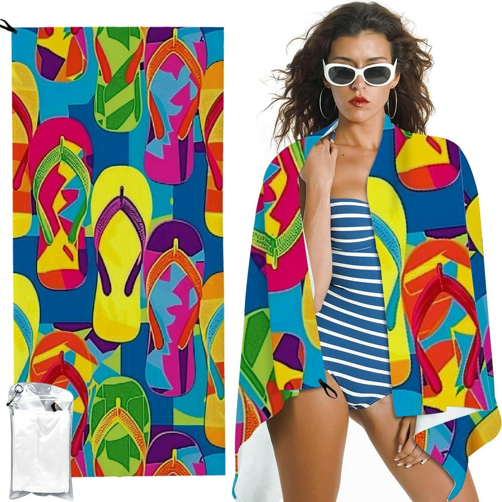 Flip Flop Beach Towel