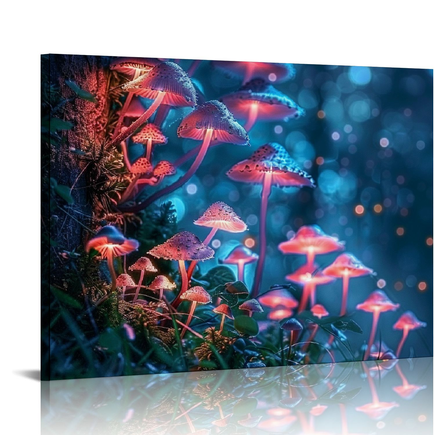 BCIIG Mushroom print Mushroom art plant Mushroom print Mushroom wall ...