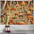 thumbnail image 1 of BCIIG Mushrooms Alex Grey Psychedelic Art Tapestry Wall Hanging Unique Style Graphic Tapestries Home Wall Decor for Living Room Bedroom Apartment Farmhouse Dorm 60x50inch, 1 of 6