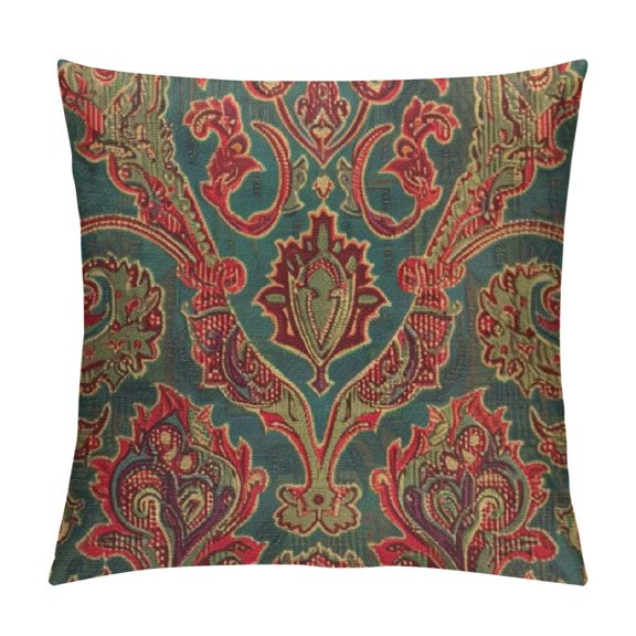 BCIIG Paisley Pattern Graphic Decorative Throw Pillow Cover for Home Couch Living Room Bed Sofa Zipper Closure Pillow Case 1PC 22x22in