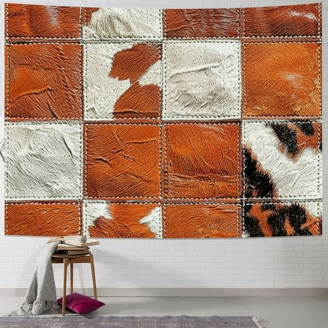 BCIIG Patchwork Jigsaw Puzzle Generative Art Tapestry Wall Hanging