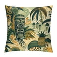 thumbnail image 1 of BCIIG Pillow Cover,Island Tiki Tan Throw Pillow Case Modern Cushion Cover Square Pillowcase Decoration for Sofa Bed Chair Car, 1 of 5