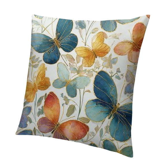 BCIIG Pillowcase for children, boys and girls cushion cover, farm-style office square pillowcase decoration 18x18in