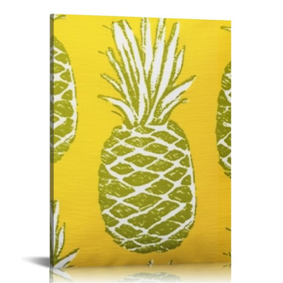 BCIIG Pineapple Fine Art Aesthetic Poster Print Wall Painting for Home Office Wall Decor - Canvas Art Living Room Bedroom Decor 12x16 in