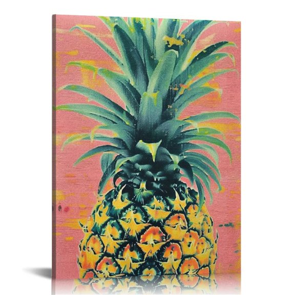 BCIIG Pineapple Fine Art Aesthetic Poster & Print Wall Painting for Living Room Bedroom Home Office Decor 16x20 in