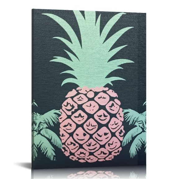 BCIIG Pineapple Fine Art Aesthetic Poster & Print Wall Painting for Living Room Bedroom Home Office Wall Decor 16x20 in