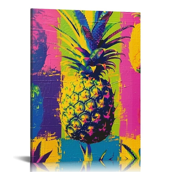 BCIIG Pineapple Fine Art Aesthetic Poster & Print Wall Painting for Living Room Bedroom Home Office Wall Decor 16x20 in