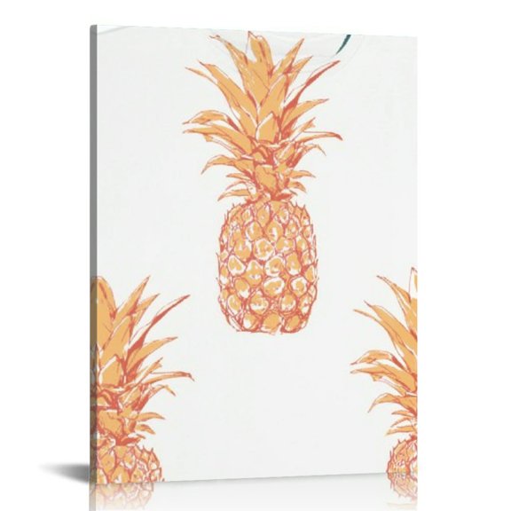 BCIIG Pineapples Fine Art Aesthetic Poster & Print Wall Painting for Living Room Bedroom Home Office Wall Decor 16x20 in