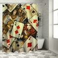 BCIIG Playing Cards Person Jigsaw Puzzle Bathroom Decor Set with Hooks