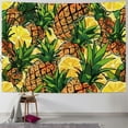 BCIIG Polyester Fabric Tapestry Tropical Summer Fruit Wall Hanging ...