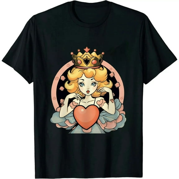 BCIIG  Princess Peach Portrait Graphic T-Shirt T-Shirt