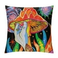 thumbnail image 1 of BCIIG Psychedelic Art Alex Grey Graphic Decorative Throw Pillow Cover for Home, Couch, Living Room, Bed, Sofa - Printed on Both Sides - Year-Round Use - 1PC Pillow Case 18x18in, 1 of 5