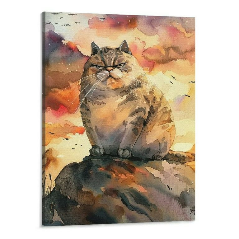 Pusheen cat painting sale