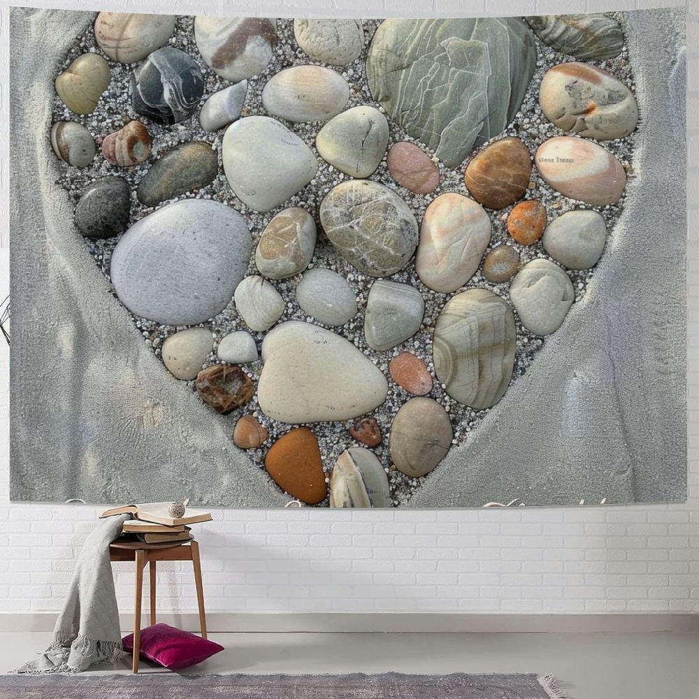 Calming Apartment Decor With Natural Stone Textures And Water Features photo