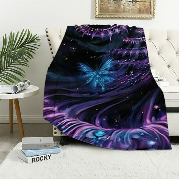 BCIIG Scorpio Throw Blanket Flannel Constellations Blanket Warm &amp; Soft  oscope Astrology Throw Blankets Constellation Theme Home Décor   50x60in