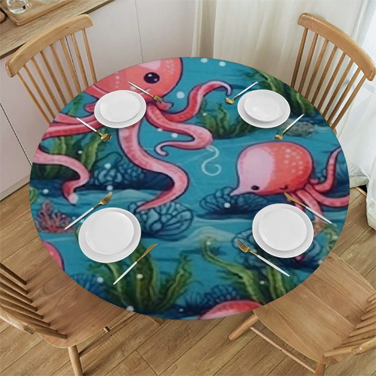 Squared The Snail Family Table Cover